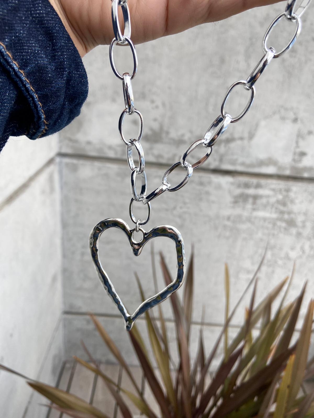 Collar Corazon Acero