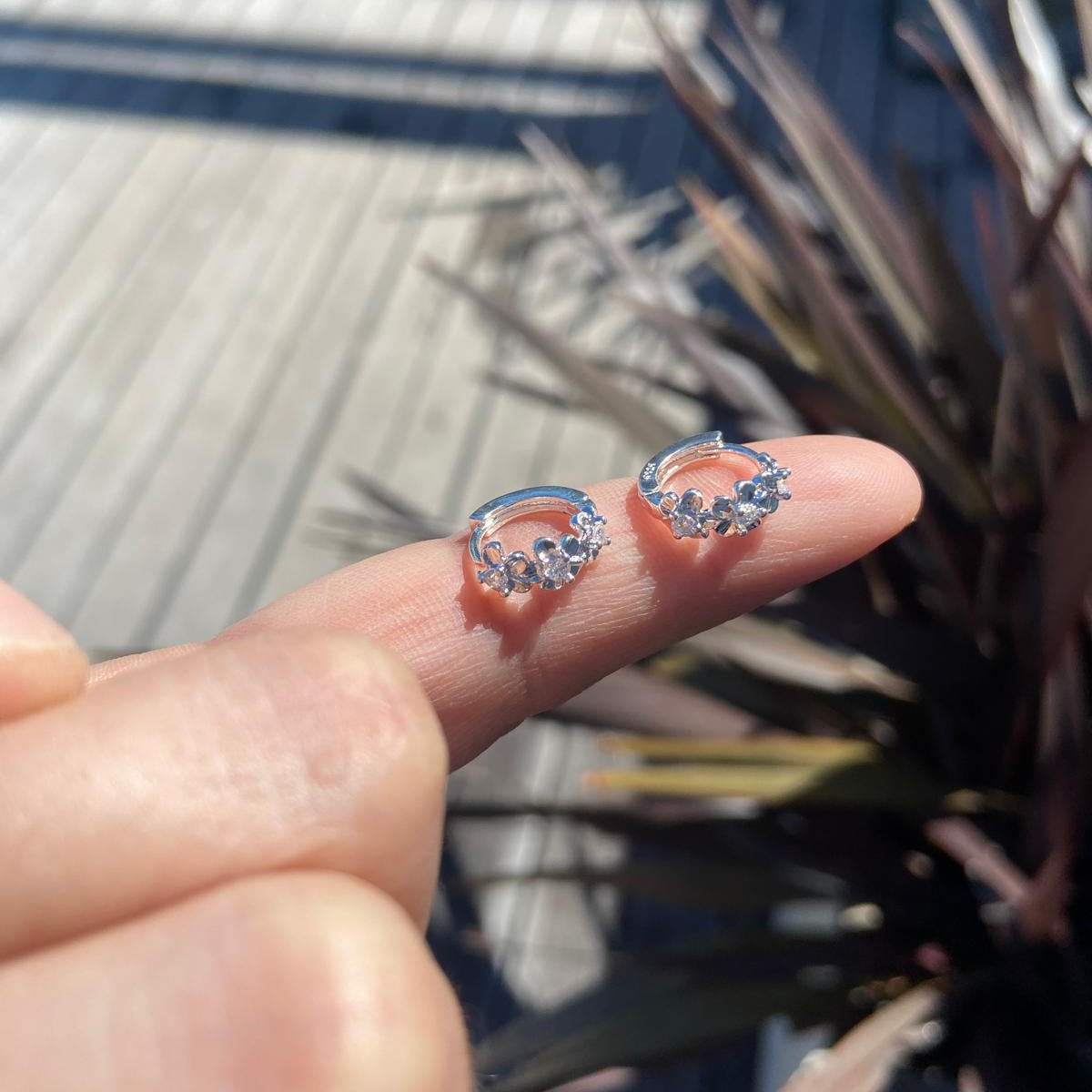 Caravanas mini Plata 925