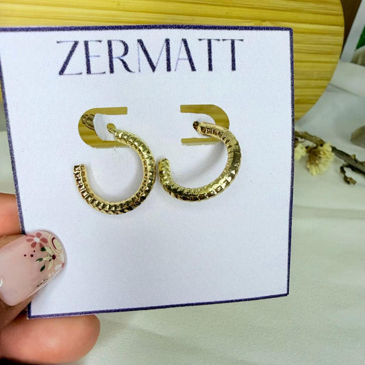 Aritos dorados siena