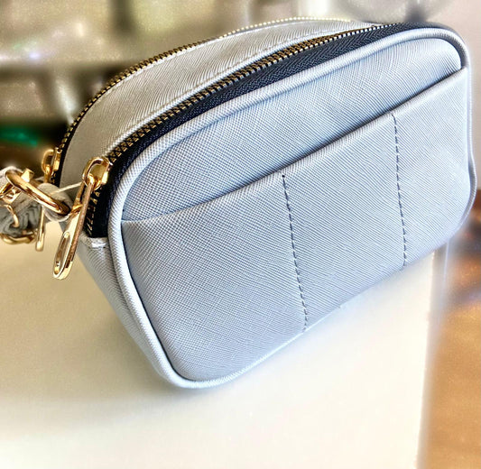 Cartera Bandolera regulable con doble cierre