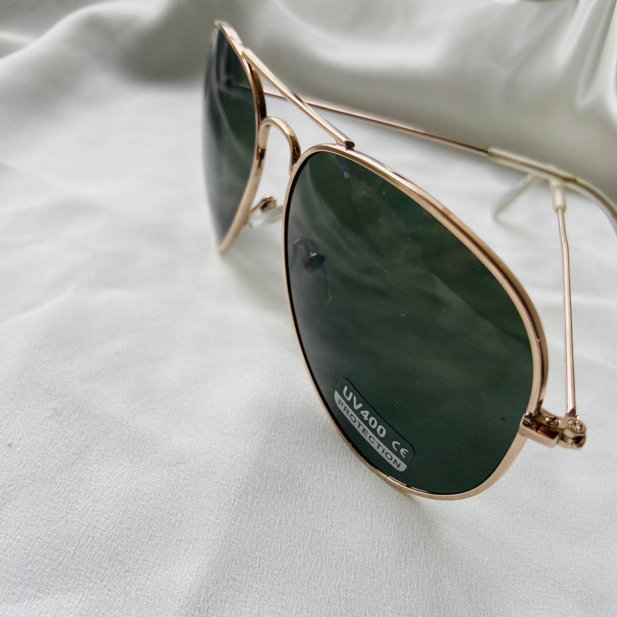 Lentes SKY – Aviador dorado clásico