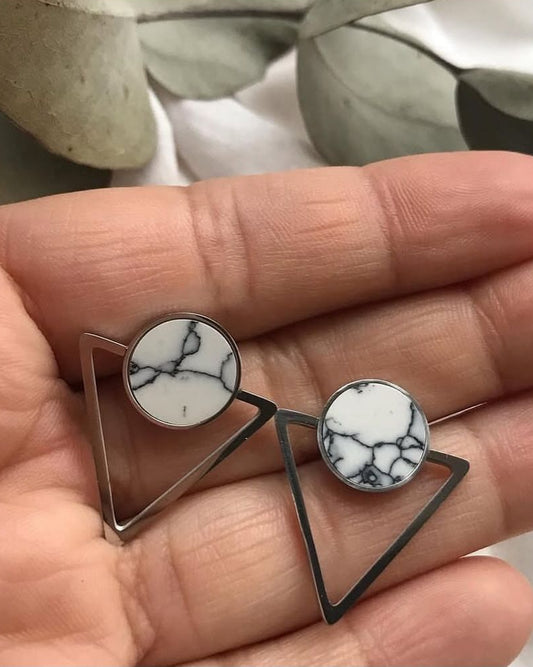 Aritos Mármol ACERO