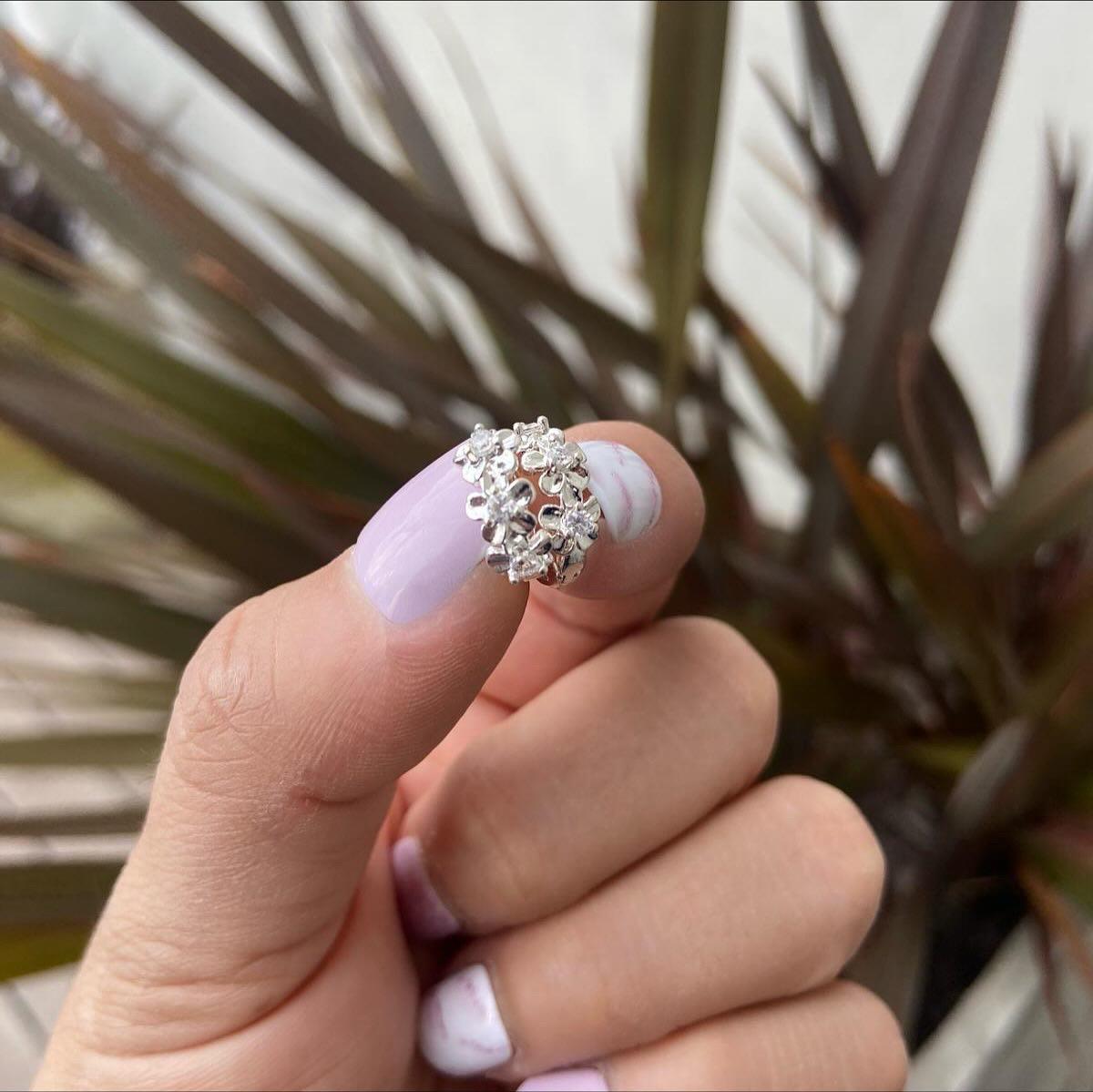 Caravanas mini Plata 925