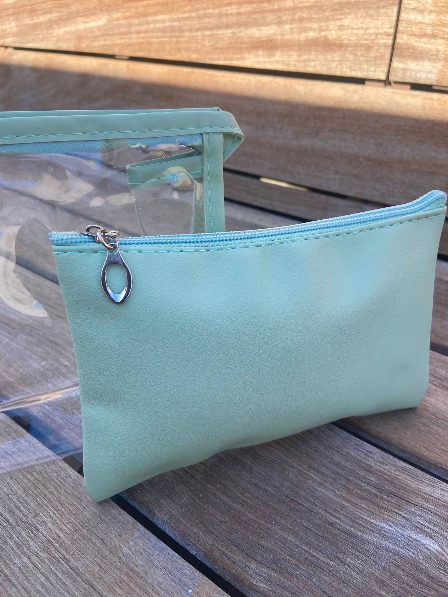 Set de neceseres verde menta