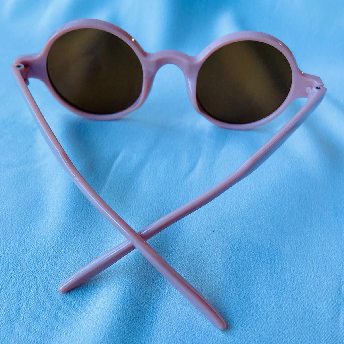 Lentes COCO – Redondos rosa pastel