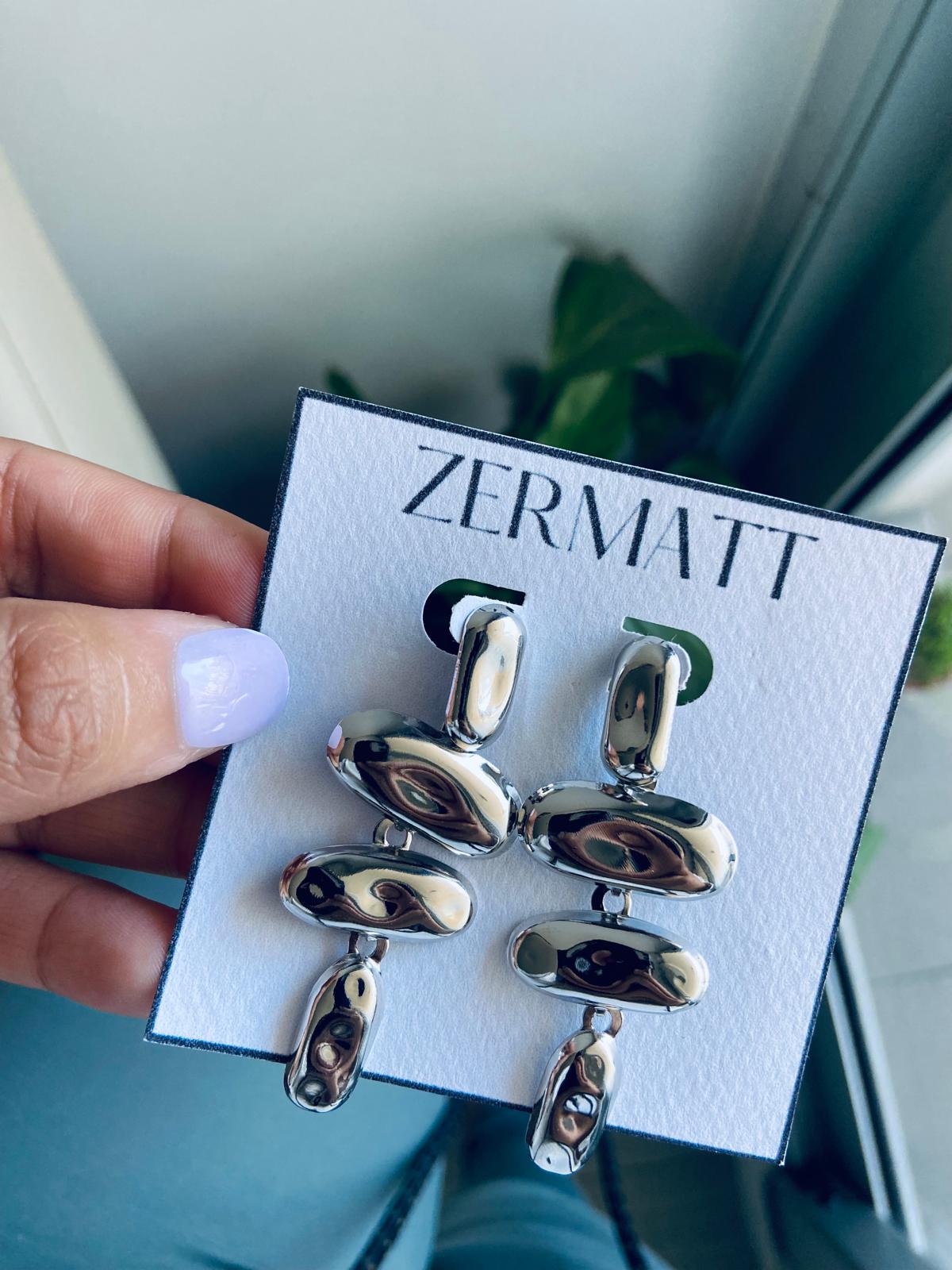 Aros Gotas Metalizadas