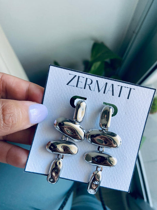 Aros Gotas Metalizadas