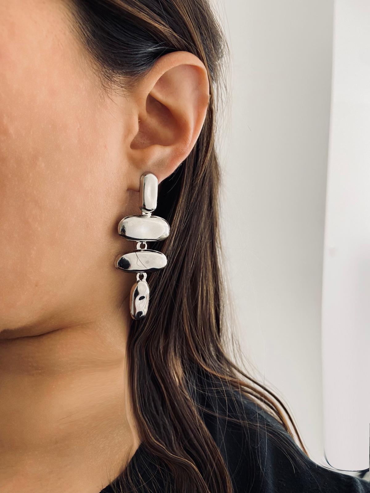 Aros Gotas Metalizadas